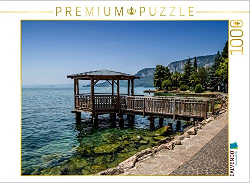 CALVENDO Puzzle GARDASEE Uferpromenade von Garda 1000 Teile Puzzle quer | Lege-Größe cm Foto-Puzzle für glückliche Stunden von CALVENDO