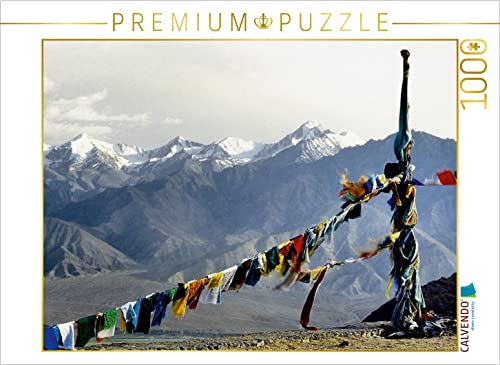 CALVENDO Puzzle Gebetsfahnen vor dem Himalaya 1000 Teile Lege-Größe 64 x 48 cm Foto-Puzzle Bild von Patrick Bombaert CALVENDO Puzzle Gebetsfahnen vor dem Himalaya 1000 Teile Lege-Größe 64 x 48 cm Foto-Puzzle Bild von Patrick Bombaert von CALVENDO