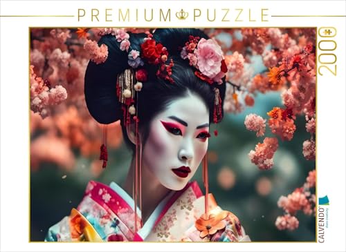 CALVENDO Puzzle Geisha mit Buntem Gewand | 2000 Teile Lege-Größe 90 x 67 cm Foto-Puzzle für glückliche Stunden CALVENDO Puzzle Geisha mit Buntem Gewand | 2000 Teile Lege-Größe 90 x 67 cm Foto-Puzzle für glückliche Stunden von CALVENDO
