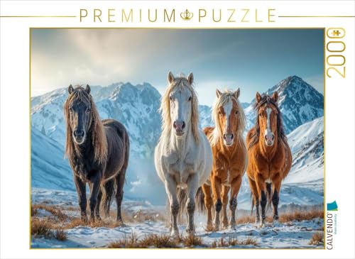 CALVENDO Puzzle Gemeinsam in die kalte Jahreszeit | 2000 Teile Lege-Größe 90 x 67 cm Foto-Puzzle für glückliche Stunden von CALVENDO