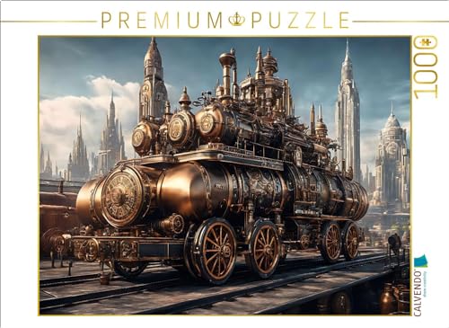 CALVENDO Puzzle Gewaltiges Dampfzugvehikel | Lege-Größe cm Foto-Puzzle für glückliche Stunden von CALVENDO