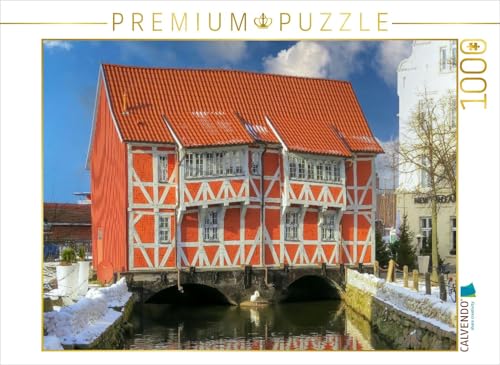 CALVENDO Puzzle Gewölbe - das Schiefe Haus von Wismar | 1000 Teile Lege-Größe 64 x 48 cm Foto-Puzzle für glückliche Stunden von CALVENDO