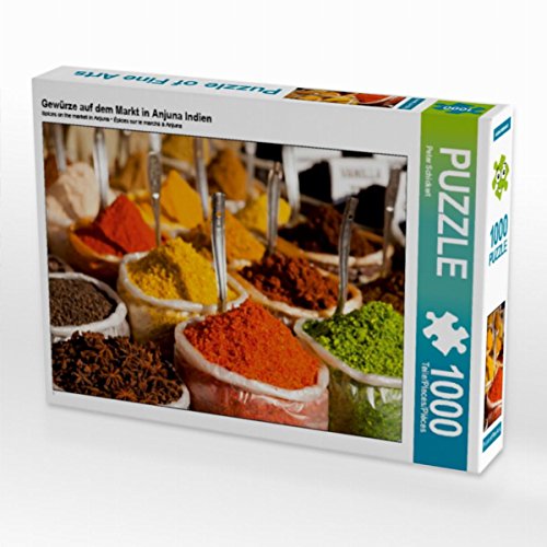 CALVENDO Puzzle Gewürze auf dem Markt in Anjuna Indien 1000 Teile Lege-Größe 64 x 48 cm Foto-Puzzle Bild von Peter Schickert CALVENDO Puzzle Gewürze auf dem Markt in Anjuna Indien 1000 Teile Lege-Größe 64 x 48 cm Foto-Puzzle Bild von Peter Schickert von CALVENDO