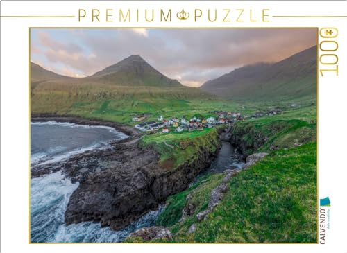 CALVENDO Puzzle Gjógv | Lege-Größe cm Foto-Puzzle für glückliche Stunden von CALVENDO