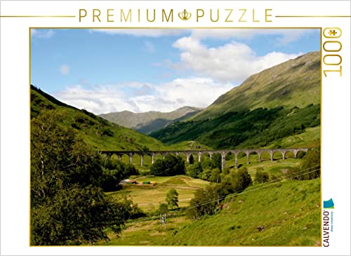 CALVENDO Puzzle Glenfinnan Viaduct - Loch Shiel 1000 Teile Lege-Größe 64 x 48 cm Foto-Puzzle Bild von Sylvia Schwarz von CALVENDO