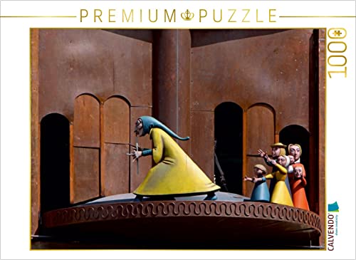 CALVENDO Puzzle Glocken- und Figurenspiel am Hochzeitshaus Hameln 1000 Teile Puzzle quer | 1000 Teile Lege-Größe 64 x 48 cm Foto-Puzzle für glückliche Stunden von CALVENDO