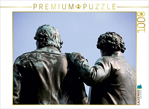 CALVENDO Puzzle Goethe-Schiller-Denkmal in Weimar 1000 Teile Puzzle quer | 1000 Teile Lege-Größe 64 x 48 cm Foto-Puzzle für glückliche Stunden CALVENDO Puzzle Goethe-Schiller-Denkmal in Weimar 1000 Teile Puzzle quer | 1000 Teile Lege-Größe 64 x 48 cm Foto-Puzzle für glückliche Stunden von CALVENDO
