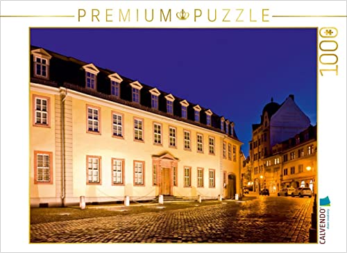 CALVENDO Puzzle Goethes Wohnhaus mit Nationalmuseum in Weimar 1000 Teile Puzzle quer | 1000 Teile Lege-Größe 64 x 48 cm Foto-Puzzle für glückliche Stunden von CALVENDO