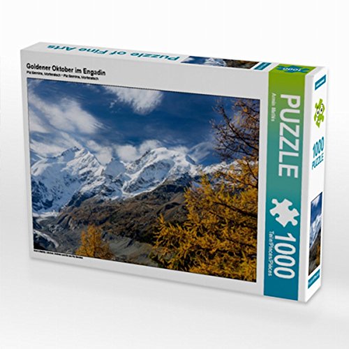 CALVENDO Puzzle Goldener Oktober im Engadin 1000 Teile Puzzle quer | 1000 Teile Lege-Größe 64 x 48 cm Foto-Puzzle für glückliche Stunden CALVENDO Puzzle Goldener Oktober im Engadin 1000 Teile Puzzle quer | 1000 Teile Lege-Größe 64 x 48 cm Foto-Puzzle für glückliche Stunden von CALVENDO