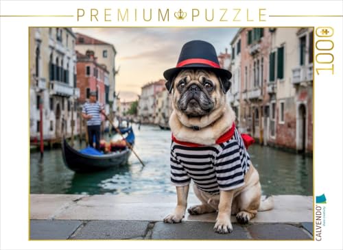 CALVENDO Puzzle Gondel-Gentleman in Venedig | 1000 Teile Lege-Größe 64 x 48 cm Foto-Puzzle für glückliche Stunden CALVENDO Puzzle Gondel-Gentleman in Venedig | 1000 Teile Lege-Größe 64 x 48 cm Foto-Puzzle für glückliche Stunden von CALVENDO