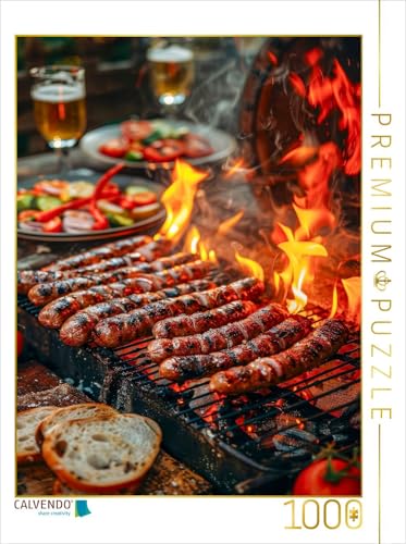 CALVENDO Puzzle Grill-Bratwürste | 1000 Teile Lege-Größe 64 x 48 cm Foto-Puzzle für glückliche Stunden von CALVENDO