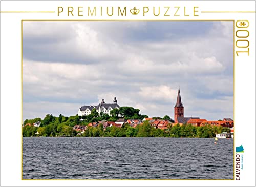 CALVENDO Puzzle Großer Plöner See mit Schloss 1000 Teile Puzzle quer | Lege-Größe cm Foto-Puzzle für glückliche Stunden von CALVENDO