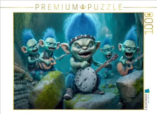 CALVENDO Puzzle Group of Trolls with Blue Hair | Lege-Größe cm Foto-Puzzle für glückliche Stunden CALVENDO Puzzle Group of Trolls with Blue Hair | Lege-Größe cm Foto-Puzzle für glückliche Stunden von CALVENDO