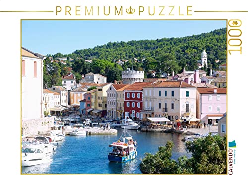 CALVENDO Puzzle Hafenbucht von Veli Losinj 1000 Teile Lege-Größe 64 x 48 cm Foto-Puzzle Bild von Hanna Wagner von CALVENDO