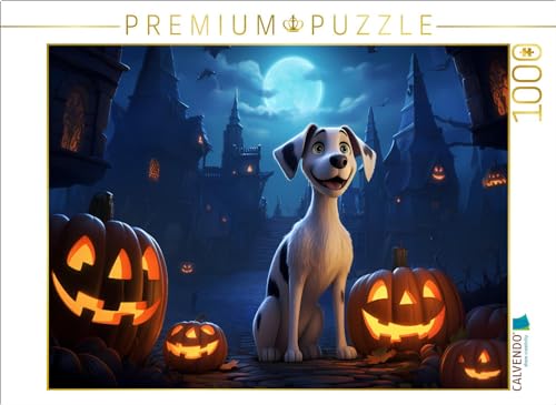 CALVENDO Puzzle Halloween mit Snuggles | 1000 Teile Lege-Größe 64 x 48 cm Foto-Puzzle für glückliche Stunden von CALVENDO