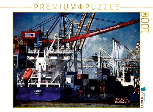 CALVENDO Puzzle Hamburg Containerhafen 1000 Teile Puzzle quer | 1000 Teile Lege-Größe 64 x 48 cm Foto-Puzzle für glückliche Stunden CALVENDO Puzzle Hamburg Containerhafen 1000 Teile Puzzle quer | 1000 Teile Lege-Größe 64 x 48 cm Foto-Puzzle für glückliche Stunden von CALVENDO