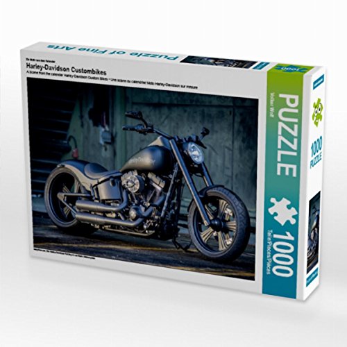 CALVENDO Puzzle Harley-Davidson Custombikes - 1000 Teile Foto-Puzzle für glückliche Stunden von CALVENDO
