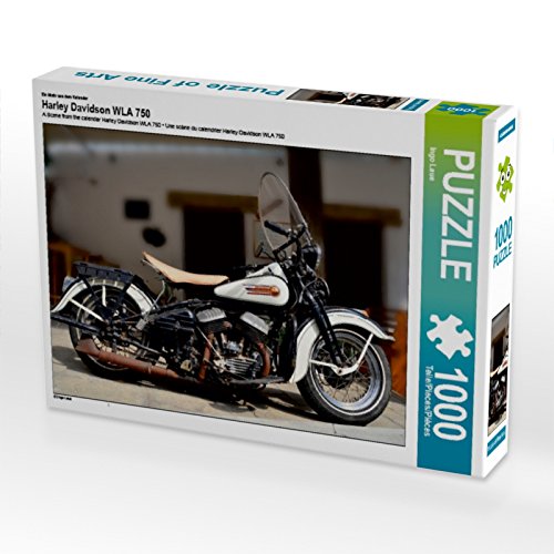 CALVENDO Puzzle Harley Davidson WLA 750 1000 Teile Lege-Größe 64 x 48 cm Foto-Puzzle Bild von Ingo Laue von CALVENDO