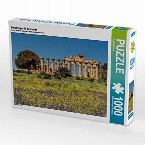 CALVENDO Puzzle Heratempel in Selinunte 1000 Teile Puzzle quer | Lege-Größe cm Foto-Puzzle für glückliche Stunden von CALVENDO