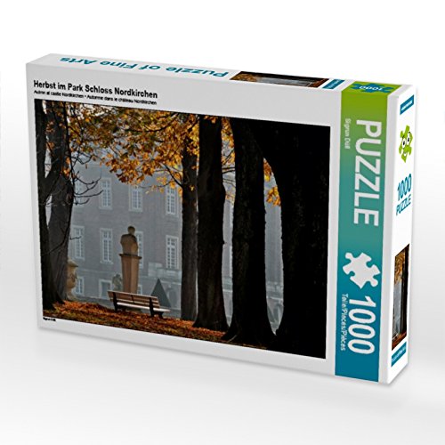CALVENDO Puzzle Herbst im Park Schloss Nordkirchen 1000 Teile Puzzle quer | 1000 Teile Lege-Größe 64 x 48 cm Foto-Puzzle für glückliche Stunden von CALVENDO