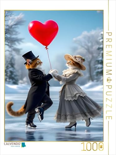 CALVENDO Puzzle Herzen tanzen federleicht im Takt | 1000 Teile Lege-Größe 48 x 64 cm Foto-Puzzle für glückliche Stunden von CALVENDO