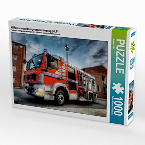CALVENDO Puzzle Hilfeleistungslöschgruppenfahrzeug (HLF) 1000 Teile Puzzle quer | Lege-Größe cm Foto-Puzzle für glückliche Stunden von CALVENDO
