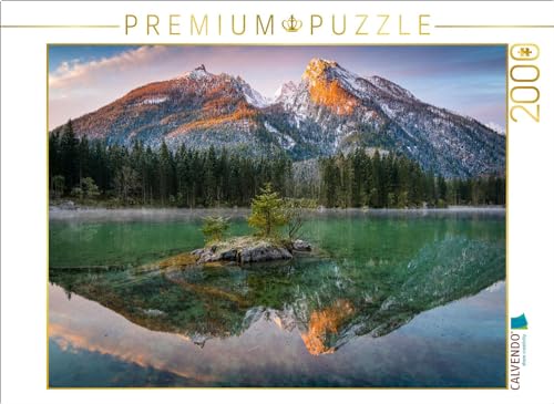 CALVENDO Puzzle Hintersee am Morgen | 2000 Teile Lege-Größe 90 x 67 cm Foto-Puzzle für glückliche Stunden von CALVENDO
