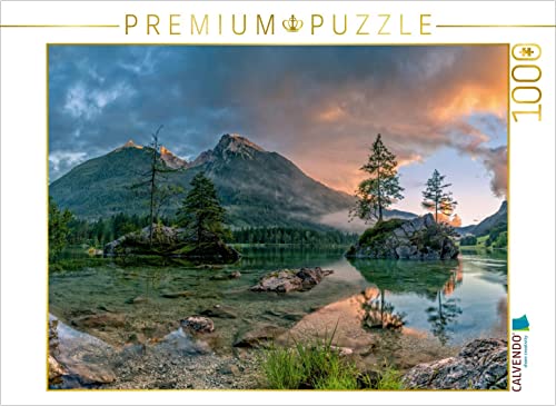 CALVENDO Puzzle Hintersee bei Ramsau 1000 Teile Puzzle quer | 1000 Teile Lege-Größe 64 x 48 cm Foto-Puzzle für glückliche Stunden von CALVENDO
