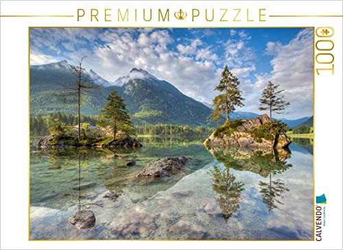 CALVENDO Puzzle 1000 Teile 'Hintersee im Berchtesgadener Land' 64 x 48 cm Foto-Puzzle für die ganze Familie ab 14 Jahren von CALVENDO