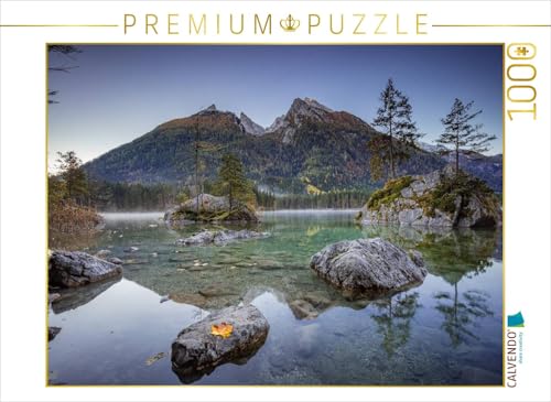 CALVENDO Puzzle Hintersee zum Sonnenaufgang (Berchtesgadener Land) | Lege-Größe cm Foto-Puzzle für glückliche Stunden von CALVENDO