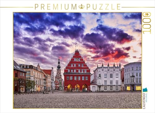 CALVENDO Puzzle Historische Pracht in Greifswald | 1000 Teile Lege-Größe 64 x 48 cm Foto-Puzzle für glückliche Stunden von CALVENDO