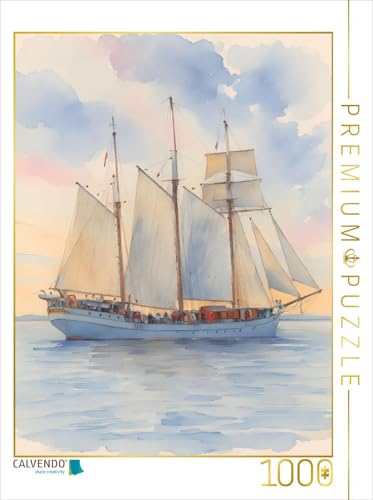 CALVENDO Puzzle Historischer Dreimaster | 1000 Teile Lege-Größe 48 x 64 cm Foto-Puzzle für glückliche Stunden von CALVENDO