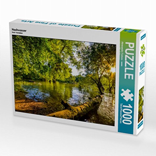 CALVENDO Puzzle Hochwasser 1000 Teile Puzzle quer | Lege-Größe cm Foto-Puzzle für glückliche Stunden von CALVENDO