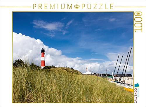 CALVENDO Puzzle Hörnumer Leuchtturm 1000 Teile Puzzle quer | 1000 Teile Lege-Größe 64 x 48 cm Foto-Puzzle für glückliche Stunden von CALVENDO