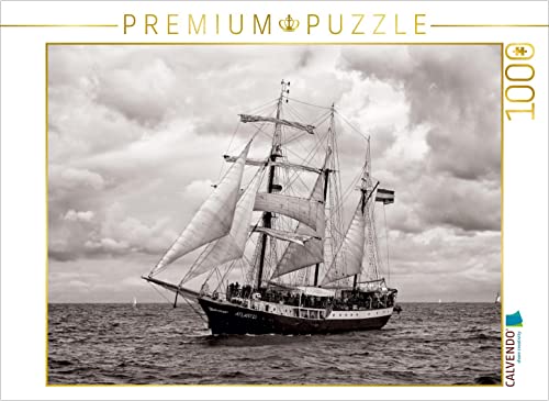 CALVENDO Puzzle Holländischer Dreimaster Atlantis auf der Ostsee vor Warnemünde, Hanse Sail 2013 1000 Teile Puzzle quer | 1000 Teile Lege-Größe 64 x 48 cm Foto-Puzzle für glückliche Stunden CALVENDO Puzzle Holländischer Dreimaster Atlantis auf der Ostsee vor Warnemünde, Hanse Sail 2013 1000 Teile Puzzle quer | 1000 Teile Lege-Größe 64 x 48 cm Foto-Puzzle für glückliche Stunden von CALVENDO