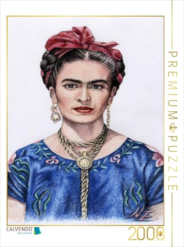 CALVENDO Puzzle Hommage an Frida Kahlo 2000 Teile Puzzle hoch | 2000 Teile Lege-Größe 67 x 90 cm Foto-Puzzle für glückliche Stunden von CALVENDO