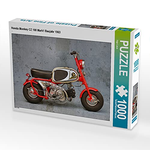 CALVENDO Puzzle Honda Monkey CZ 100 Mark1 Baujahr 1963 1000 Teile Lege-Größe 64 x 48 cm Foto-Puzzle Bild von Ingo Laue von CALVENDO