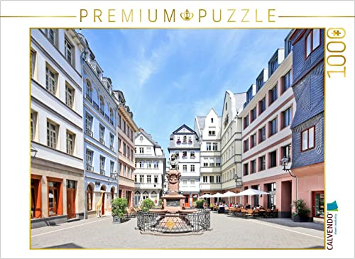 CALVENDO Puzzle Hühnermarkt Friedrich-Stolze-Brunnen 1000 Teile Lege-Größe 64 x 48 cm Foto-Puzzle Bild von Petrus Bodenstaff von CALVENDO