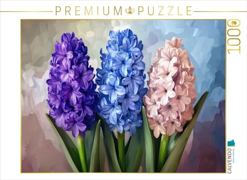 CALVENDO Puzzle Hyazinthen in DREI Farben | 1000 Teile Lege-Größe 64 x 48 cm Foto-Puzzle für glückliche Stunden von CALVENDO