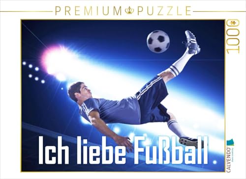 CALVENDO Puzzle Ich Liebe Fußball 1000 Teile Puzzle quer | Lege-Größe cm Foto-Puzzle für glückliche Stunden von CALVENDO