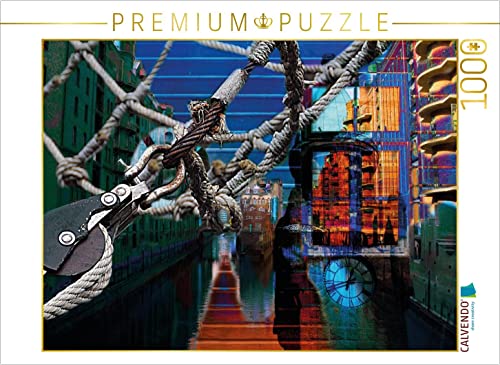 CALVENDO Puzzle Im Netz von Hamburg 1000 Teile Lege-Größe 64 x 48 cm Foto-Puzzle Bild von Paintpictures Bilderwelten von CALVENDO