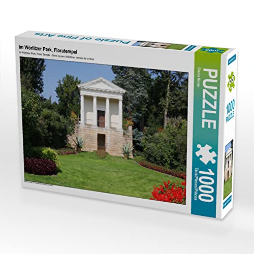 CALVENDO Puzzle Im Wörlitzer Park, Floratempel 1000 Teile Lege-Größe 64 x 48 cm Foto-Puzzle Bild von Gisela Kruse von CALVENDO