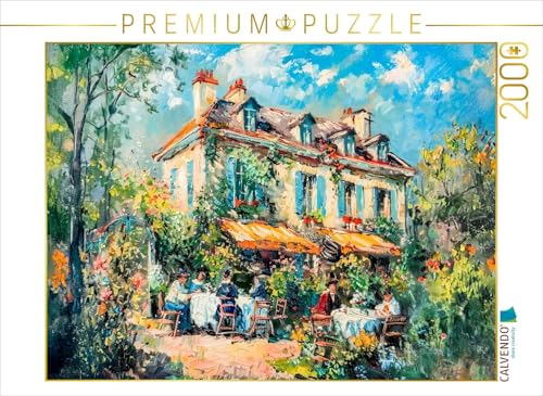 CALVENDO Puzzle Impressionistische Villa mit Menschen im Garten an Tischen | 2000 Teile Lege-Größe 90 x 67 cm Foto-Puzzle für glückliche Stunden CALVENDO Puzzle Impressionistische Villa mit Menschen im Garten an Tischen | 2000 Teile Lege-Größe 90 x 67 cm Foto-Puzzle für glückliche Stunden von CALVENDO
