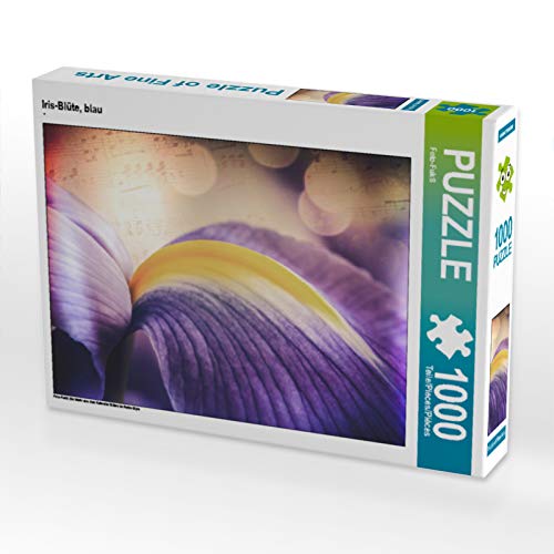CALVENDO Puzzle Iris-Blüte, blau 1000 Teile Puzzle quer | 1000 Teile Lege-Größe 64 x 48 cm Foto-Puzzle für glückliche Stunden CALVENDO Puzzle Iris-Blüte, blau 1000 Teile Puzzle quer | 1000 Teile Lege-Größe 64 x 48 cm Foto-Puzzle für glückliche Stunden von CALVENDO