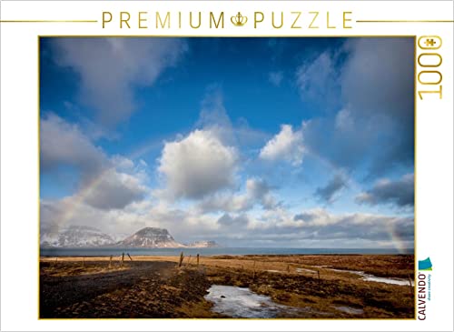 CALVENDO Puzzle Island Regenbogen 1000 Teile Puzzle quer | Lege-Größe cm Foto-Puzzle für glückliche Stunden von CALVENDO