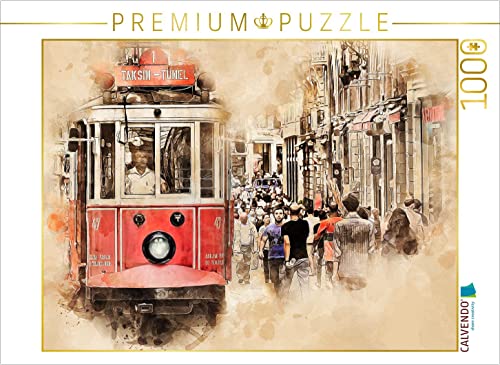 CALVENDO Puzzle Istanbul, Türkei 1000 Teile Puzzle quer | 1000 Teile Lege-Größe 64 x 48 cm Foto-Puzzle für glückliche Stunden von CALVENDO