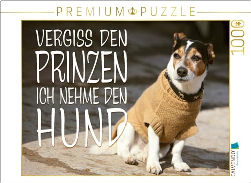 CALVENDO Puzzle Jack Russell Terrier mit modebewußtem Hundeanzug | 1000 Teile Lege-Größe 64 x 48 cm Foto-Puzzle für glückliche Stunden von CALVENDO