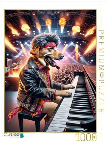 CALVENDO Puzzle Jerry Lee Piano | 1000 Teile Lege-Größe 64 x 48 cm Foto-Puzzle für glückliche Stunden von CALVENDO