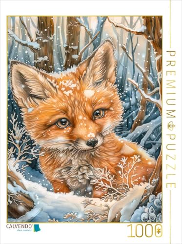 CALVENDO Puzzle Junger Fuchs im Schnee | 1000 Teile Lege-Größe 48 x 64 cm Foto-Puzzle für glückliche Stunden CALVENDO Puzzle Junger Fuchs im Schnee | 1000 Teile Lege-Größe 48 x 64 cm Foto-Puzzle für glückliche Stunden von CALVENDO