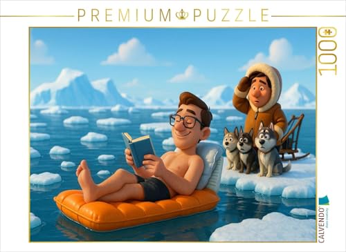 CALVENDO Puzzle Kälteanbeter mit der Luftmatratze in der Arktis | 1000 Teile Lege-Größe 64 x 48 cm Foto-Puzzle für glückliche Stunden CALVENDO Puzzle Kälteanbeter mit der Luftmatratze in der Arktis | 1000 Teile Lege-Größe 64 x 48 cm Foto-Puzzle für glückliche Stunden von CALVENDO